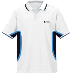 FIN DE SERIE : Polo technique MASTER Manches courtes 100% polyester ACQUA ROYAL