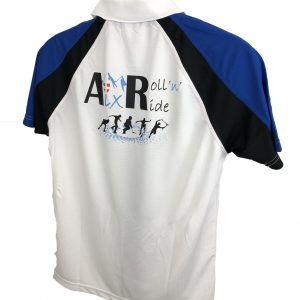 FIN DE SERIE : Polo technique OPEN 100% polyester ACQUA ROYAL