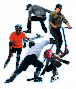 Aix Roll'n'Ride - Logo disciplines