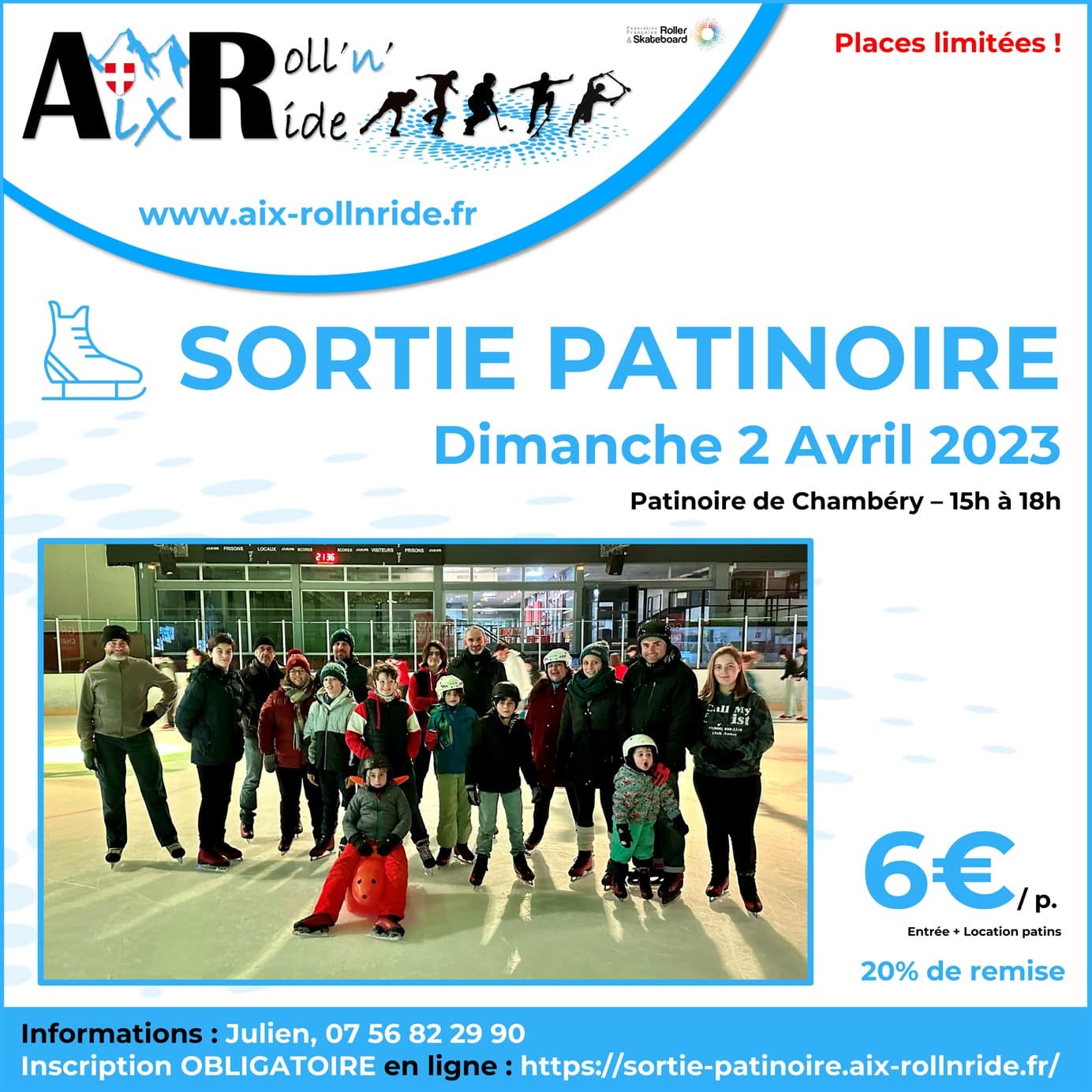 Sortie Patinoire de Chambéry - Dimanche 02 Avril 2023