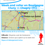 Week-end Roller et vélo voie verte de Cluny - 26 et 27 Avril 2025