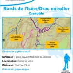 Vallée de l'Isère à Grenoble - Roller et vélo - Dimanche 29 Mars 2026